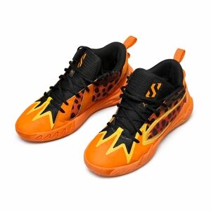 Puma ($175) Scoot Zeros Cheetah Orange Basketball Shoes Mens Athletic Sneakers